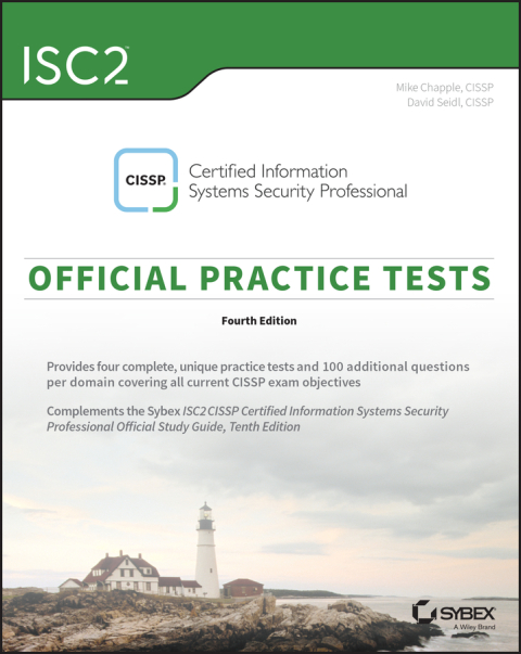 Cover image for book ISC2 CISSP Certified Information Systems Security Professional Official Practice Tests