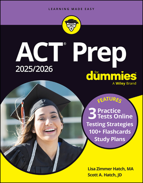 Cover image for book ACT Prep 2025/2026 For Dummies