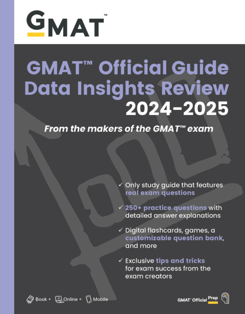 Cover image for book GMAT Official Guide Data Insights Review 2024-2025