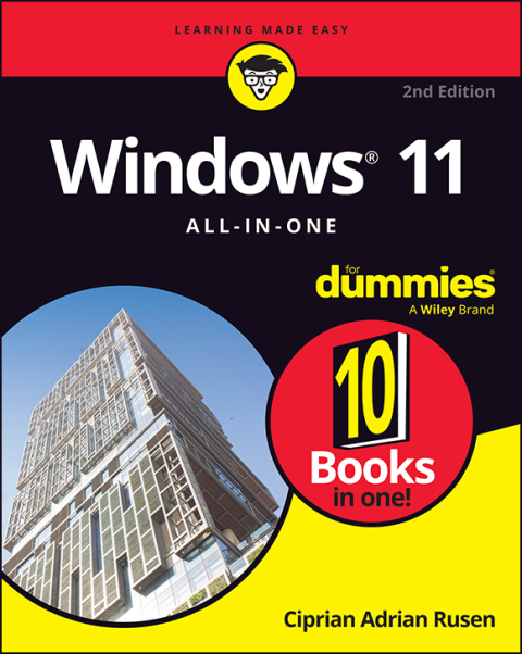 Cover image for book Windows 11 All-in-One For Dummies, 2nd Edition