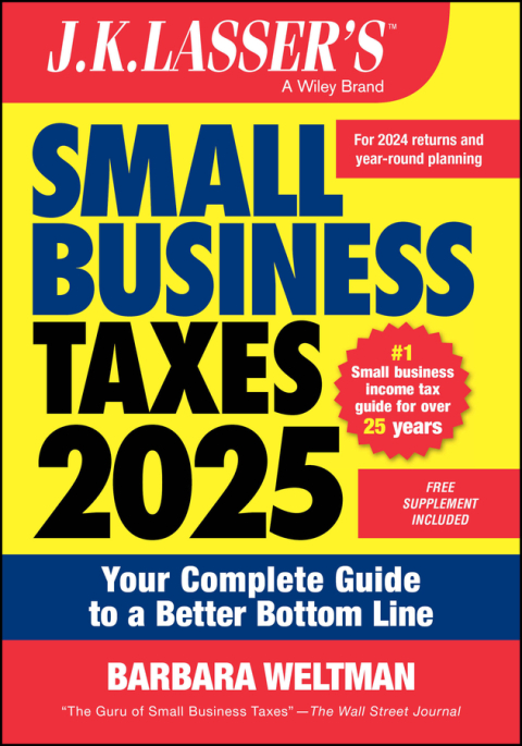 Cover image for book J.K. Lasser's Small Business Taxes 2025