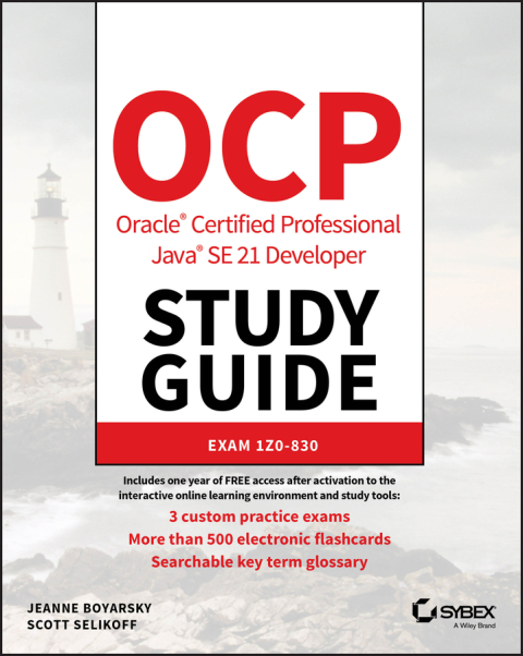 Cover image for book OCP Oracle Certified Professional Java SE 21 Developer Study Guide