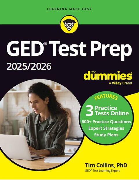 Cover image for book GED Test Prep 2025/2026 For Dummies