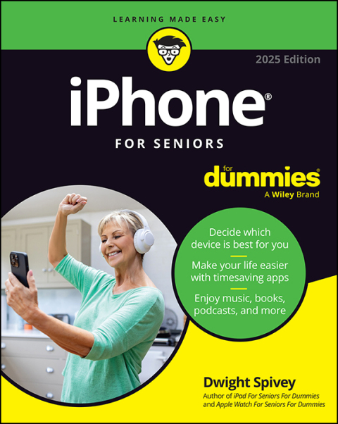 Cover image for book iPhone For Seniors For Dummies, 2025 Edition