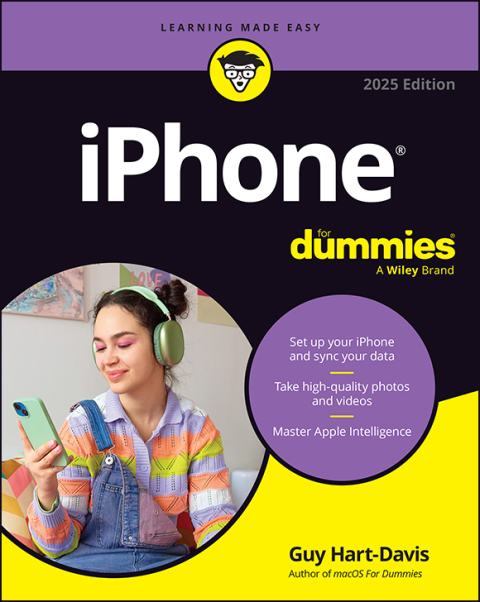 Cover image for book iPhone For Dummies, 2025 Edition