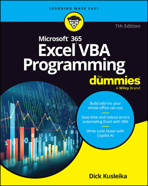 Cover image for book Microsoft 365 Excel VBA Programming For Dummies