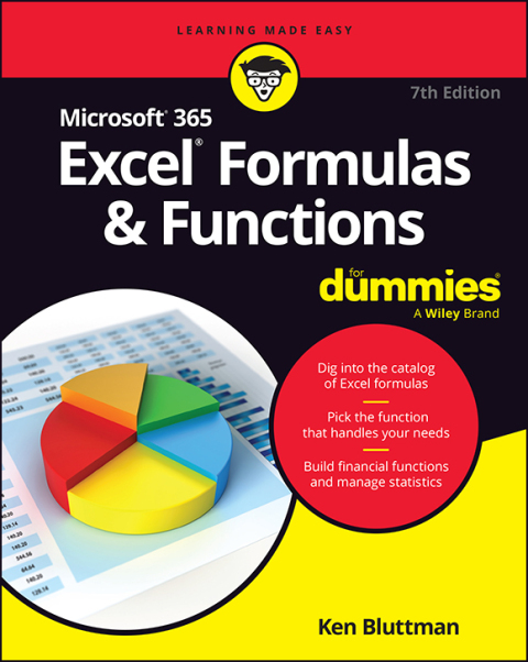 Cover image for book Microsoft 365 Excel Formulas & Functions For Dummies