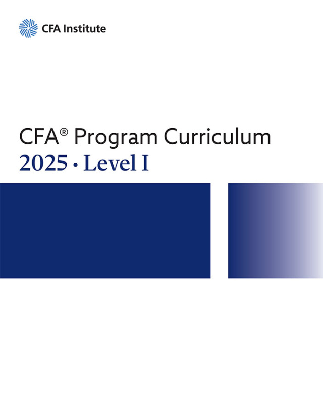 2025 Cfa Program Curriculum Level I Box Set