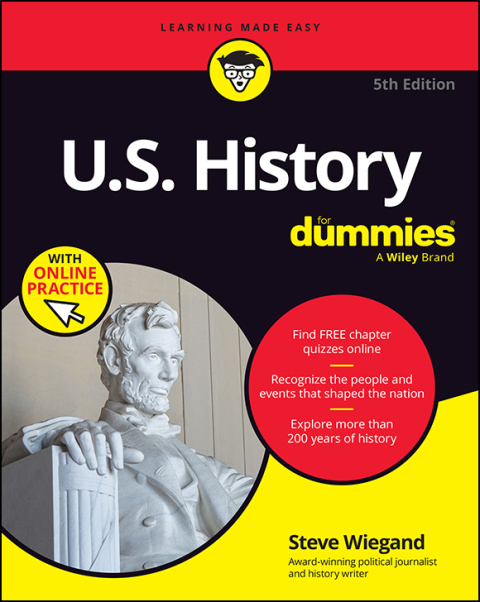 Cover image for book U.S. History For Dummies, 5th Edition (+ Chapter Quizzes Online)