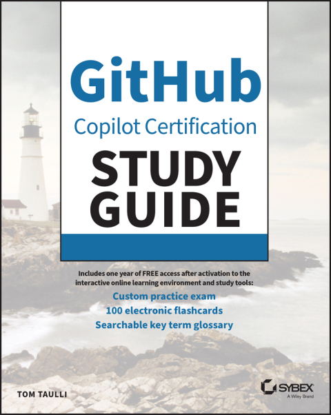 Cover image for book GitHub Copilot Certification Study Guide