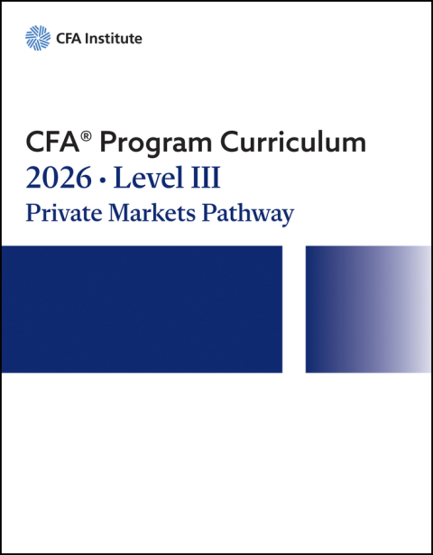 Cover image for book 2026 CFA Program Curriculum Level III Private Markets Pathway Box Set