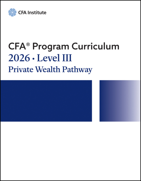 Cover image for book 2026 CFA Program Curriculum Level III Private Wealth Pathway Box Set