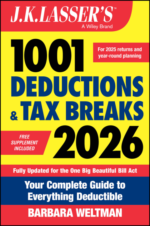 Cover image for book J.K. Lasser's 1001 Deductions and Tax Breaks 2026