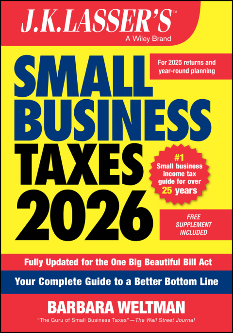 Cover image for book J.K. Lasser's Small Business Taxes 2026