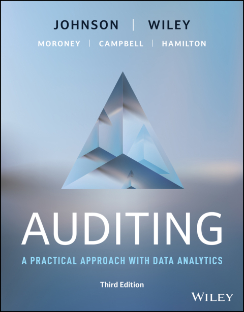 Cover image for book Auditing: A Practical Approach with Data Analytics