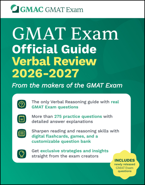 Cover image for book GMAT Official Guide Verbal Review 2026 - 2027