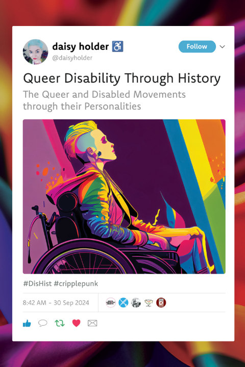 Cover image for book Queer Disability through History