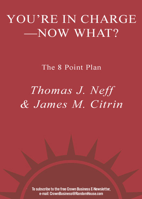 Cover image for book You're in Charge--Now What?