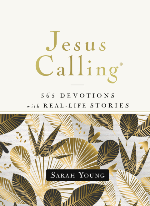 Cover image for book Jesus Calling, 365 Devotions with Real-Life Stories, with Full Scriptures