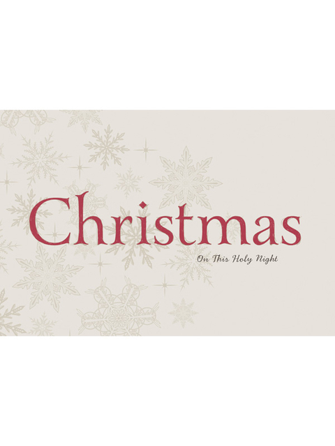 Cover image for book Christmas: On This Holy Night
