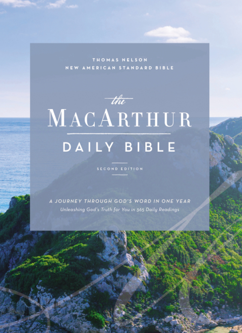 Cover image for book NASB, MacArthur Daily Bible, 2nd Edition, 1995 Text, Comfort Print