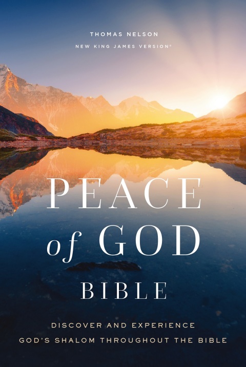 Cover image for book Peace of God Bible: Discover and Experience God's Shalom Throughout the Bible (NKJV)