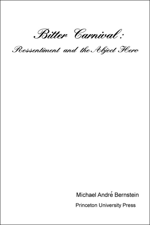 Cover image for book Bitter Carnival