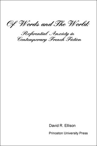 Of Words and the World