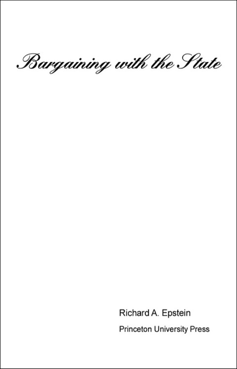 Bargaining with the State 