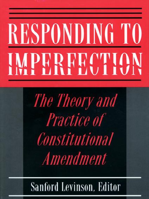 Cover image for book Responding to Imperfection