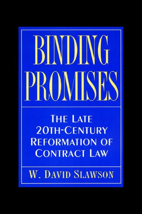 Cover image for book Binding Promises