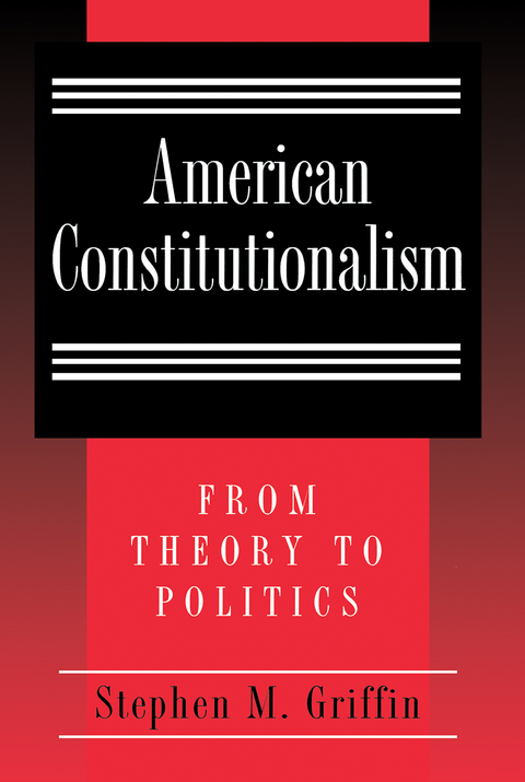 Cover image for book American Constitutionalism