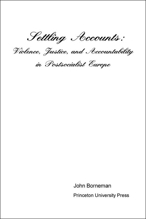 Cover image for book Settling Accounts