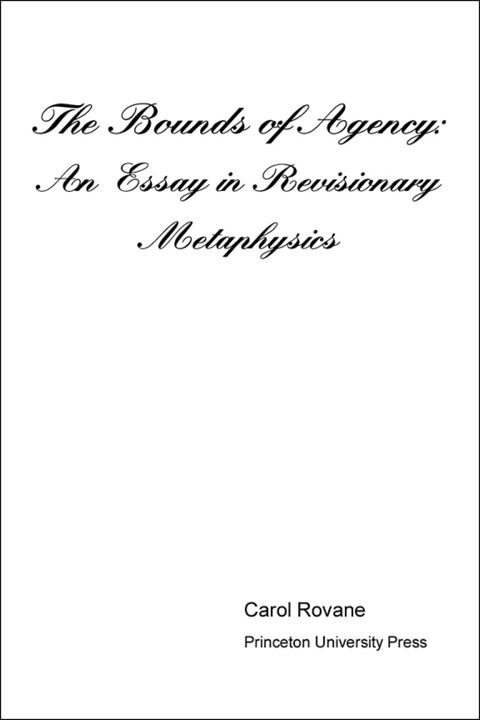 Cover image for book The Bounds of Agency