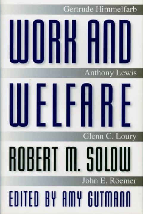 Cover image for book Work and Welfare