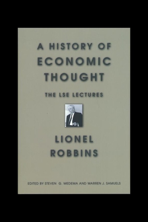 Cover image for book A History of Economic Thought