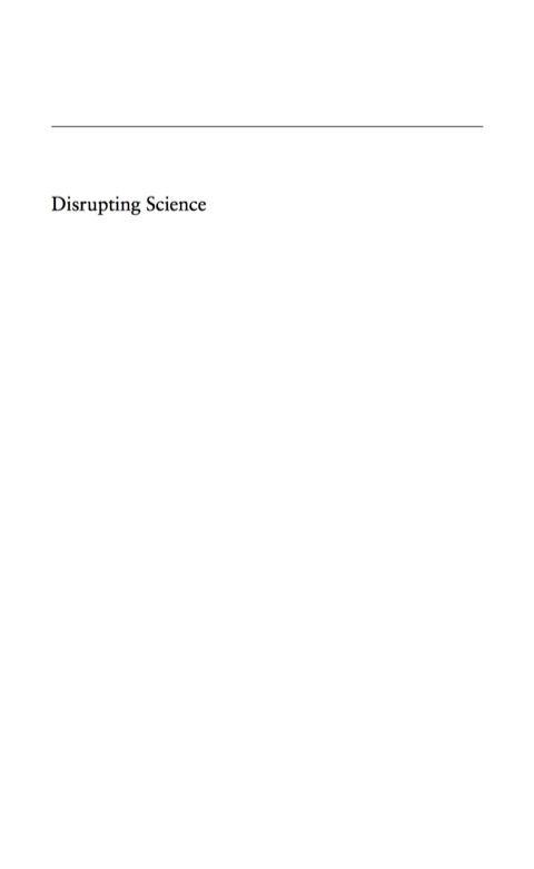 Cover image for book Disrupting Science