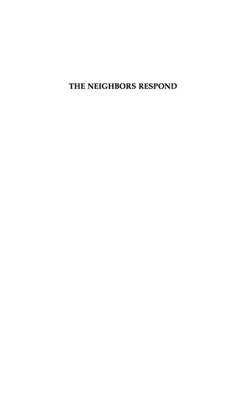 Cover image for book The Neighbors Respond
