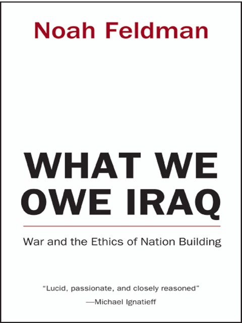Cover image for book What We Owe Iraq