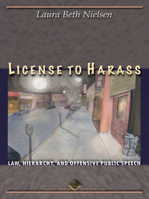 Cover image for book License to Harass