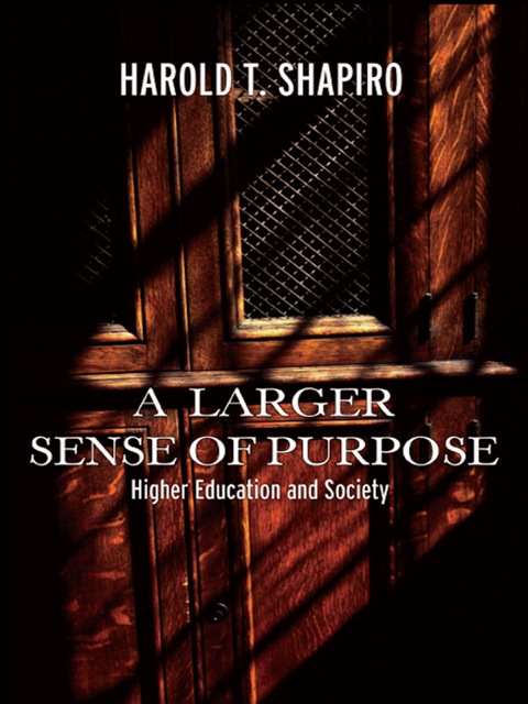 Cover image for book A Larger Sense of Purpose