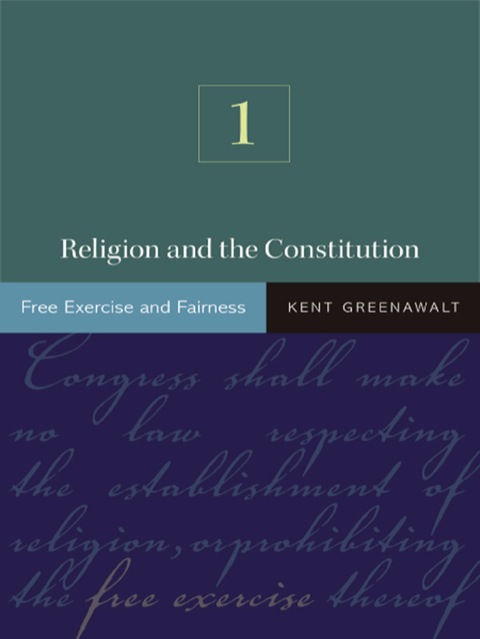Cover image for book Religion and the Constitution, Volume 1