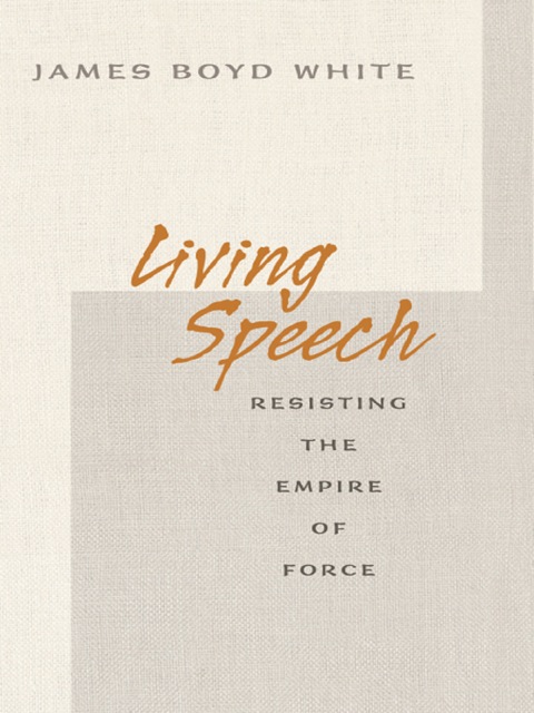 Cover image for book Living Speech