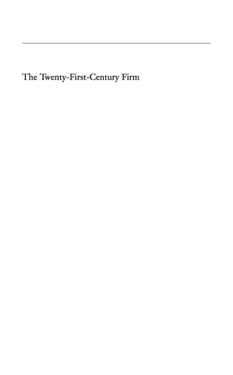 Cover image for book The Twenty-First-Century Firm
