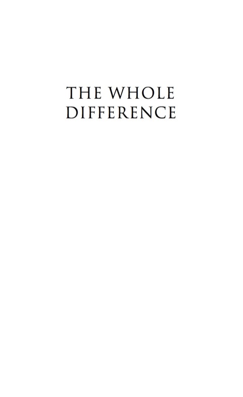 Cover image for book The Whole Difference
