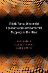 صورة الغلاف: Elliptic Partial Differential Equations and Quasiconformal Mappings in the Plane (PMS-48) 9780691137773
