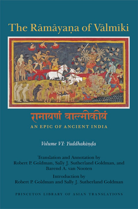 Cover image for book The Rāmāyaṇa of Vālmīki: An Epic of Ancient India, Volume VI