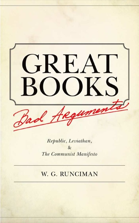 Cover image for book Great Books, Bad Arguments
