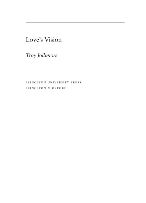 Cover image for book Love's Vision