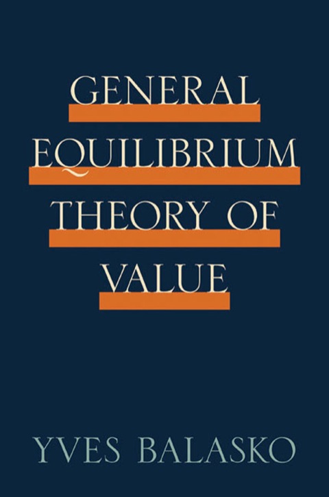 Cover image for book General Equilibrium Theory of Value